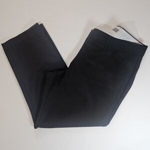 Peter Millar Womens Dress Pants Size 6 Black Wicking Pleated Straight Leg Bottom